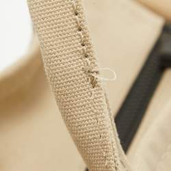 Pre Owned Marc Jacobs Beige Canvas Medium The Tote Bag