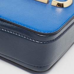 Marc Jacobs Tri Color Leather Snapshot Camera Crossbody Bag