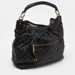 Pre Owned Marc Jacobs Black Quilted Leather Stam Hobo