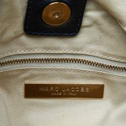 Pre Owned Marc Jacobs Black Quilted Leather Stam Hobo