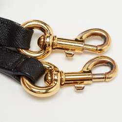 Marc Jacobs Black Leather Playback Dome Crossbody Bag