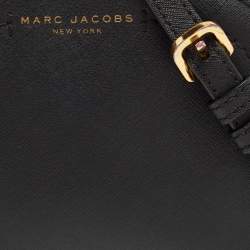 Marc Jacobs Black Leather Playback Dome Crossbody Bag