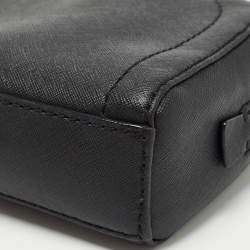 Marc Jacobs Black Leather Playback Dome Crossbody Bag