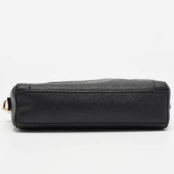Marc Jacobs Black Leather Playback Dome Crossbody Bag