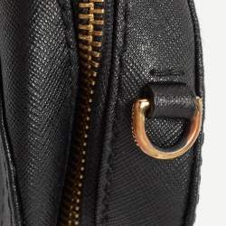 Marc Jacobs Black Leather Playback Dome Crossbody Bag