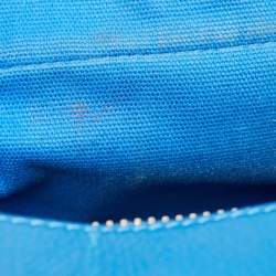 Pre Owned Marc Jacobs Blue Leather The Venetia Satchel