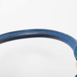 Pre Owned Marc Jacobs Blue Leather The Venetia Satchel