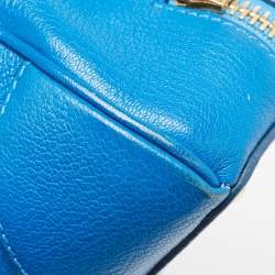 Pre Owned Marc Jacobs Blue Leather The Venetia Satchel
