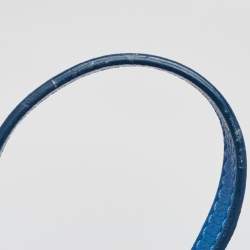 Pre Owned Marc Jacobs Blue Leather The Venetia Satchel