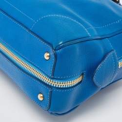 Pre Owned Marc Jacobs Blue Leather The Venetia Satchel