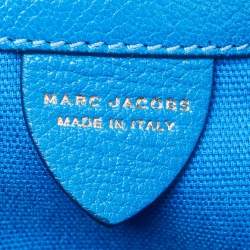 Pre Owned Marc Jacobs Blue Leather The Venetia Satchel