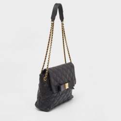 Marc Jacobs Black Quilted Leather Bow Shoulder Bag