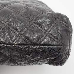 Marc Jacobs Black Quilted Leather Bow Shoulder Bag