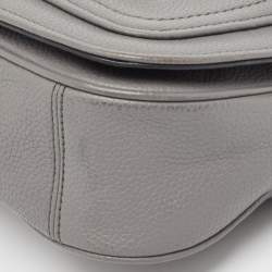 Pre Owned Marc Jacobs Grey Leather Empire City Crossbody Bag