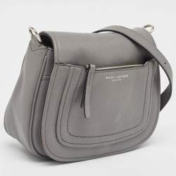 Pre Owned Marc Jacobs Grey Leather Empire City Crossbody Bag