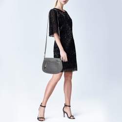 Pre Owned Marc Jacobs Grey Leather Empire City Crossbody Bag
