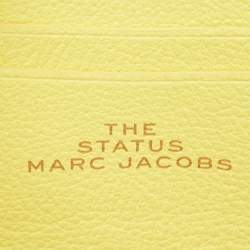 Marc Jacobs Powder Yellow The Status Round Crossbody Bag