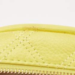 Marc Jacobs Powder Yellow The Status Round Crossbody Bag