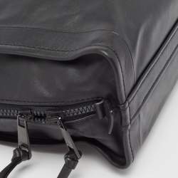 Marc Jacobs Black Leather The Box Shopper Tote
