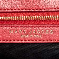 Marc Jacobs Red Quilted Leather Stam Shoulder Bag