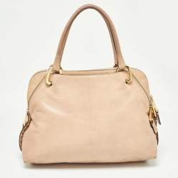 Marc Jacobs Beige Leather Paradise Rio Satchel