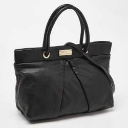 Pre Owned Marc by Marc Jacobs Black Leather Marchive Tote