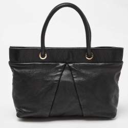 Pre Owned Marc by Marc Jacobs Black Leather Marchive Tote