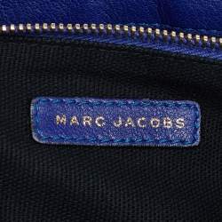 Marc Jacobs Blue Quilted Leather Flap Crossbody Bag