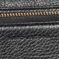 Marc Jacobs Black Leather Recruit Wallet on Strap 