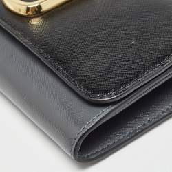 Marc Jacobs Multicolor Patent Leather Snapshot Wallet On Chain