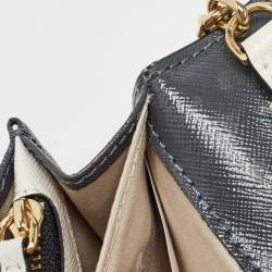 Marc Jacobs Multicolor Patent Leather Snapshot Wallet On Chain