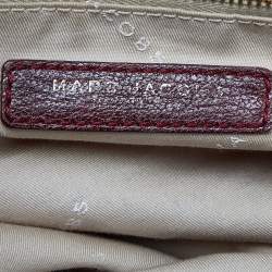 Marc Jacobs Burgundy Leather Satchel