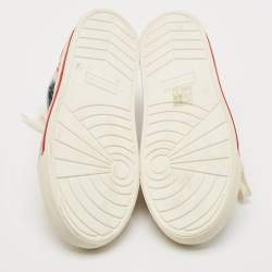 Marc Jacobs Multicolor Printed Canvas Christy Pave Sneakers Size 39