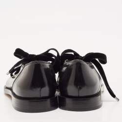 Marc Jacobs Black Patent Leather Derby Size 36.5