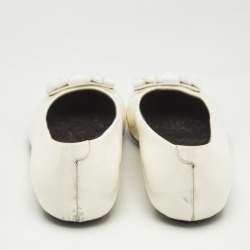 Marc Jacobs White Patent Leather Ballet Flats Size 37