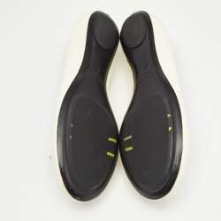 Marc Jacobs White Patent Leather Ballet Flats Size 37