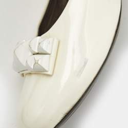 Marc Jacobs White Patent Leather Ballet Flats Size 37