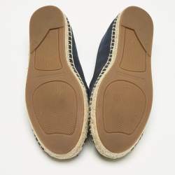 Pre Owned Marc Jacobs Multicolor Camouflage Canvas Patchwork Espadrille Flats Size 39