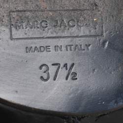 Pre Owned Marc Jacobs Size 37.5 Blue Denim Ankle Strap Sandals