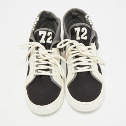 Pre Owned Marc by Marc Jacobs Don't Panic Size 36 Multicolor Canvas Mid Top Sneakers