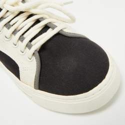 Pre Owned Marc by Marc Jacobs Don't Panic Size 36 Multicolor Canvas Mid Top Sneakers