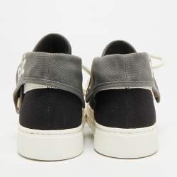 Pre Owned Marc by Marc Jacobs Don't Panic Size 36 Multicolor Canvas Mid Top Sneakers