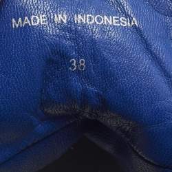 Pre Owned حذاء رياضي مارك جاكوبس برقبة عالية جلد أخضر مقاس 40