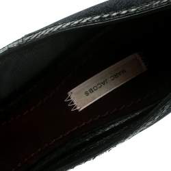 Marc Jacobs Blue Fabric With Python Leather Trim Pumps Size 40