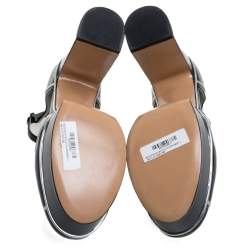 Pre Owned Marc Jacobs Black Patent Leather Edie Mary Jane Platform Pumps Size 39.5 