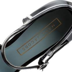 Pre Owned Marc Jacobs Black Patent Leather Edie Mary Jane Platform Pumps Size 39.5 