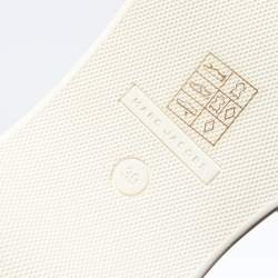 Marc Jacobs Silver Leather Anita Clog Slides Size 39