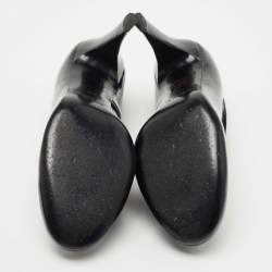 Marc By Marc Jacobs Black Patent Leather Ankle Booties Size 39.5