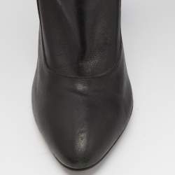 Marc Jacobs Black Leather Knee Length Boots Size 39