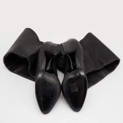 Marc Jacobs Black Leather Knee Length Boots Size 39